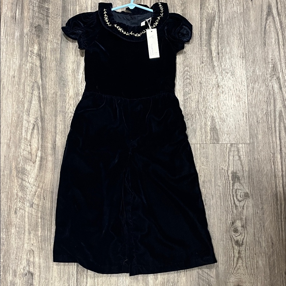 Janie and Jack navy blue Velvet Formal pant suit